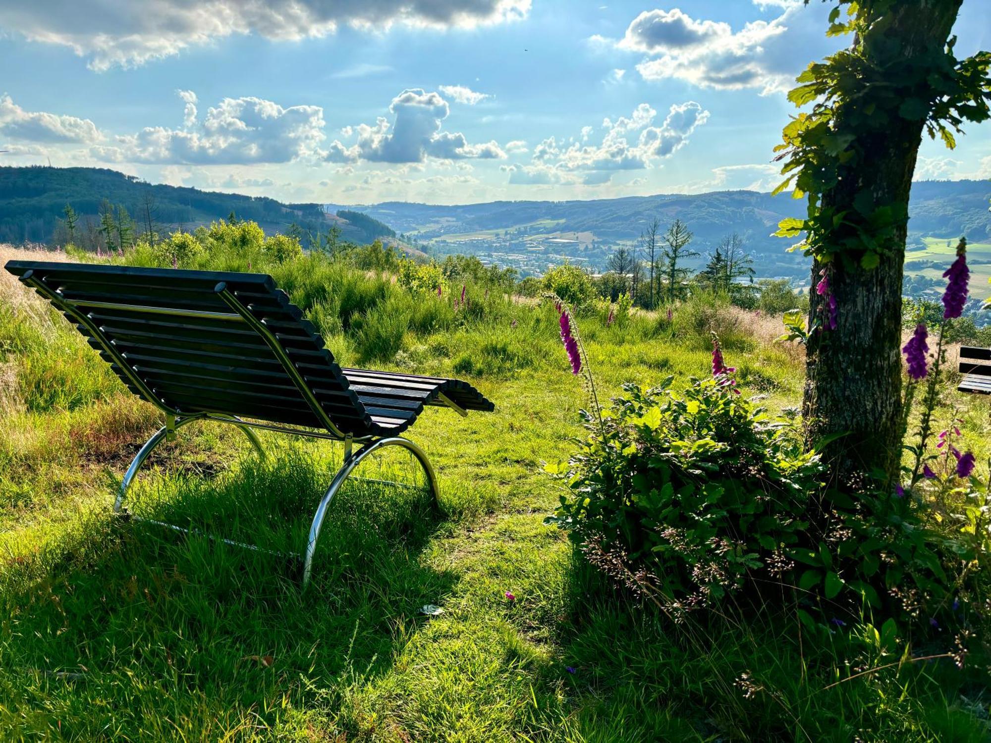 Traumwohnung Mit Sauna & Kamin, Direkt Am Wald Plettenberg Esterno foto